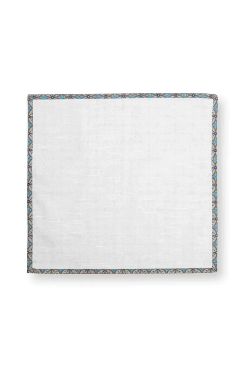 Set/4 Servietten Blooming Tales Bustani Khaki/Blau