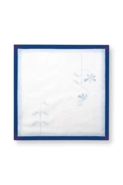 Set/2 Servietten Pip & The Blue Bird Blumen Blau