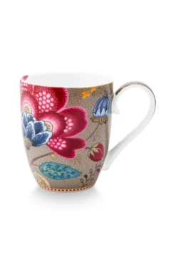 Set/2 Tassen Blooming Tales Fantasy Khaki 450ml