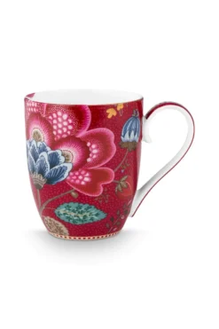 Set/2 Tassen Blooming Tales Fantasy Dunkelrot 450ml