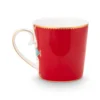 Set/2 Tassen Groß Love Birds Medallion Rot