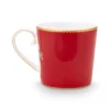 Set/2 Tassen Klein Love Birds Medallion Rot