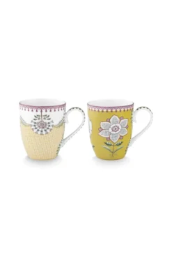 Set/2 Tassen Lily&Lotus Gelb 365ml