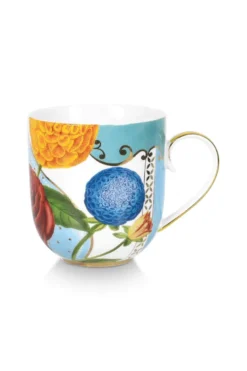 Set/2 Tassen Royal Flowers 260ml