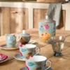 Set/2 Tasses et Soucoupes Blooming Tales Fantasy Blau 280ml