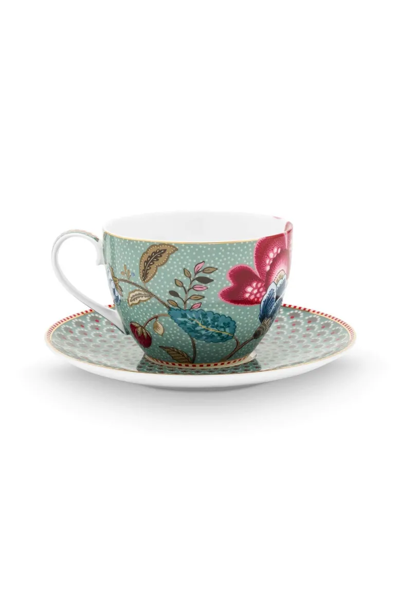 Set/2 Tasses et Soucoupes Blooming Tales Fantasy Blau 280ml