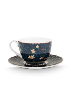 Set/2 Tasse & Untertasse Berry Blues