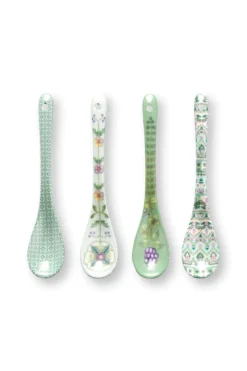Set/4 Teelöffel Lily&Lotus Hell Grün 13cm