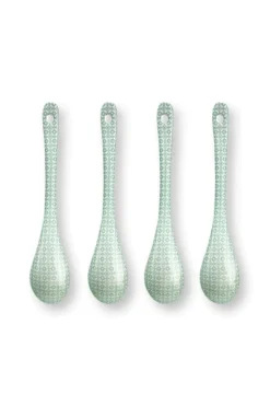 Set/4 Teelöffel Lily&Lotus Hell Grün 13cm