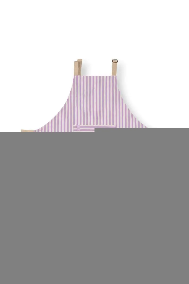 Stripes Schürze Lila