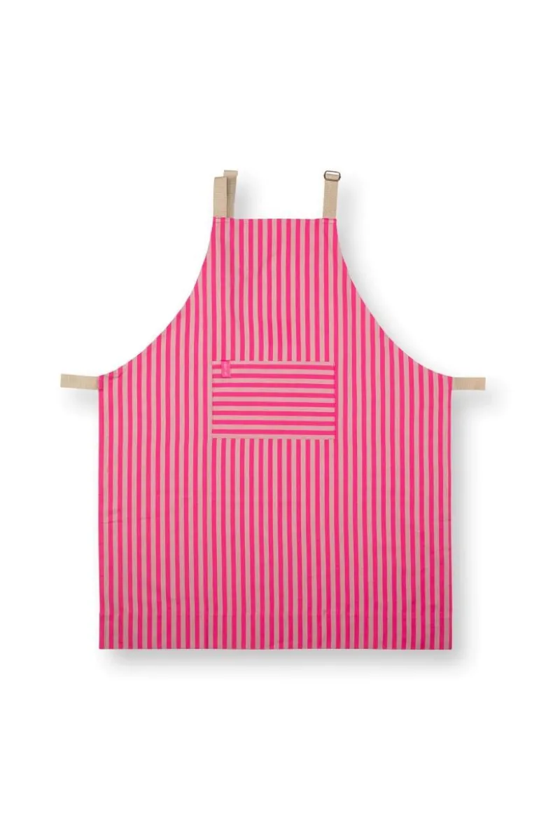 Stripes Schürze Rosa