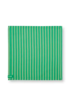 Stripes Set/4 Servietten Grün