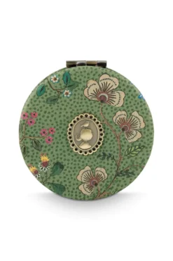 Taschenspiegel Mini Flora Bangelore Grün