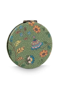 Taschenspiegel Mini Flora Bangelore Grün