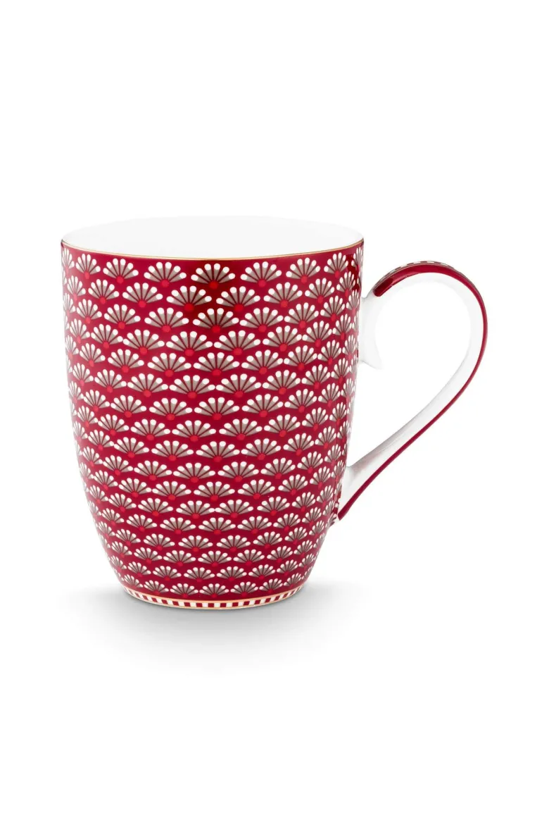 Tasse Blooming Tales Dunkelrot 365ml