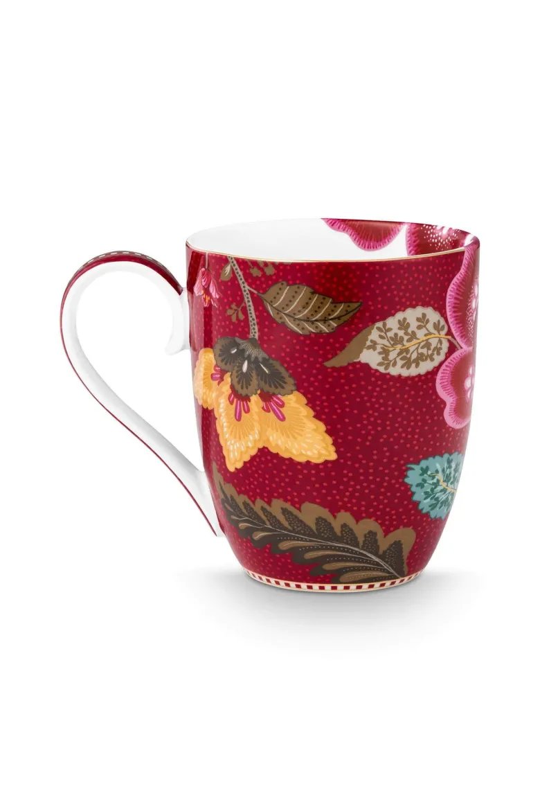 Tasse Blooming Tales Fantasy Dunkelrot 450ml
