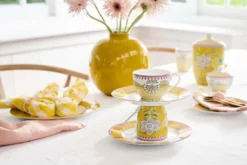 Tasse et Soucoupe Lily&Lotus Tiles Gelb 300ml