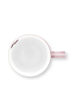 Tasse Gross Jolie Blumen Rosa