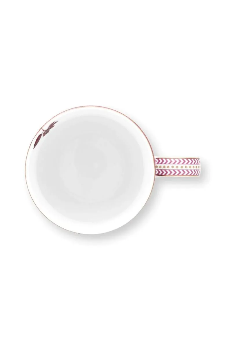 Tasse Gross Jolie Blumen Rosa