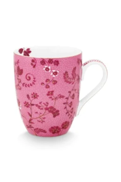 Tasse Gross Jolie Blumen Rosa
