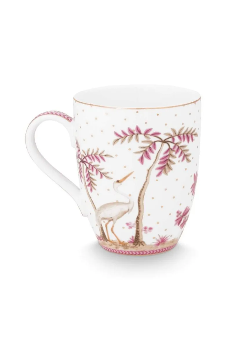 Tasse Gross Jolie Punkte Gold Rosa