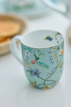 Tasse Klein Jolie Blumen Blau