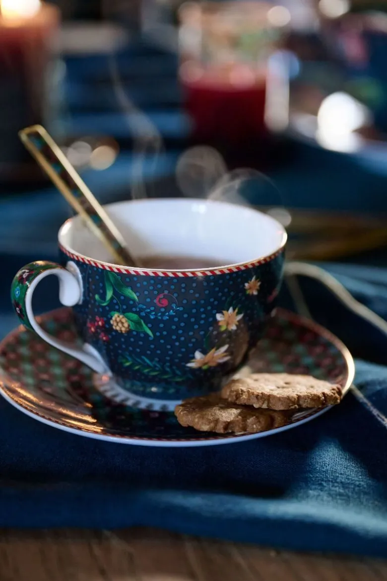 Tasse & Untertasse Berry Blues Blau