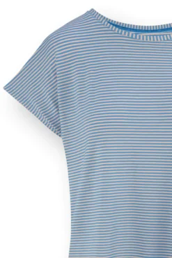 Tatum Top Kurze Ärmeln Little Sumo Stripe Blau
