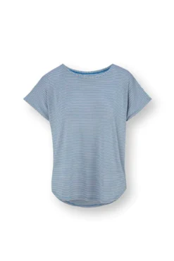 Tatum Top Kurze Ärmeln Little Sumo Stripe Blau