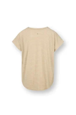 Tatum Top Kurze Ärmeln Little Sumo Stripe Sand