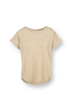 Tatum Top Kurze Ärmeln Little Sumo Stripe Sand