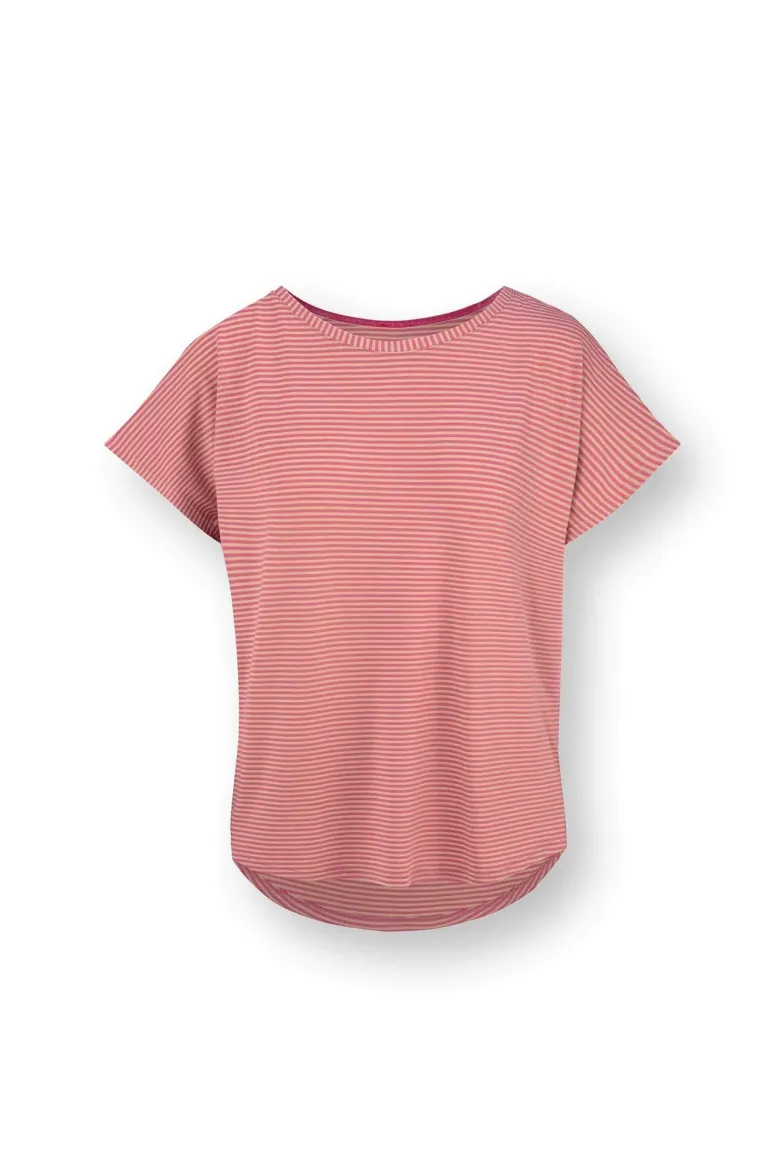 Tatum Top Kurze Ärmeln Little Sumo Stripes Rosa