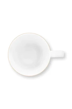 Tea for One Love Birds Medallion Streifen Rot-Rosa