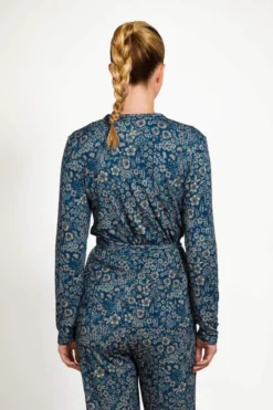 Teagan Jacke Langen Ärmeln Daisy Dreams Blau