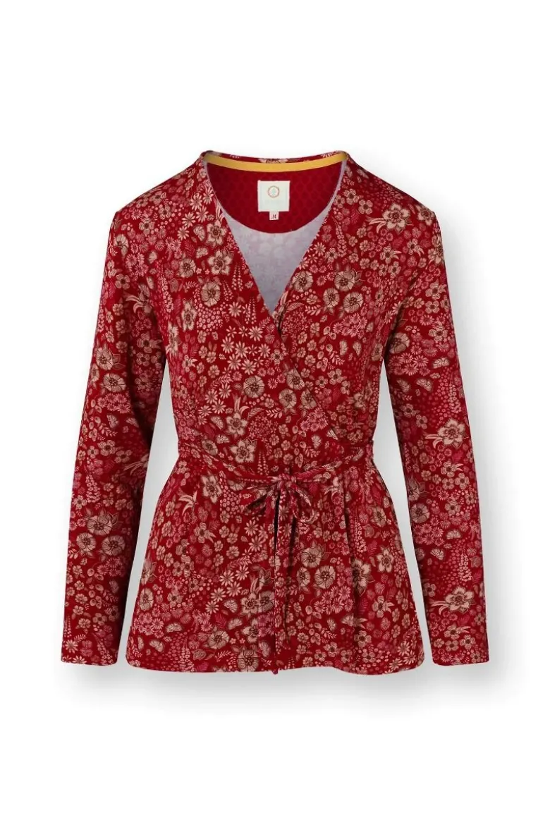 Teagan Jacke Langen Ärmeln Daisy Dreams Rot