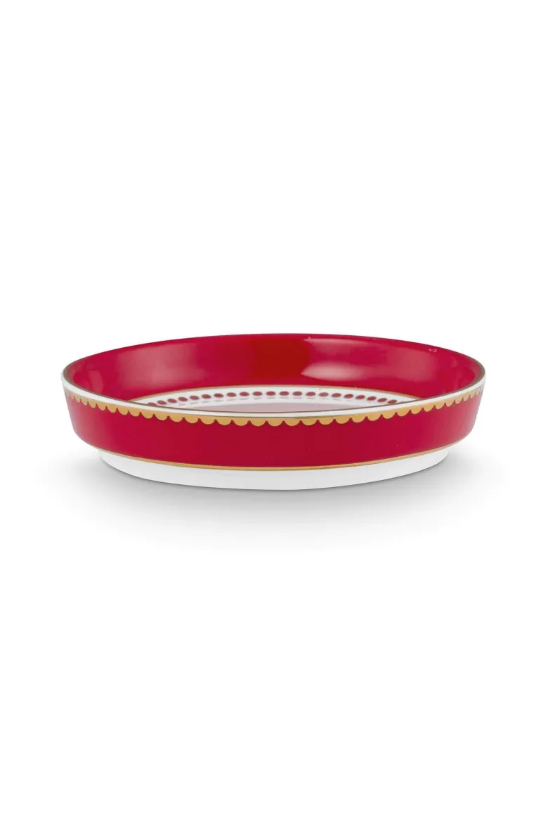 Teebeutelablage Love Birds Rot 9cm