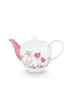 Teekanne Jolie Punkte Gold Rosa