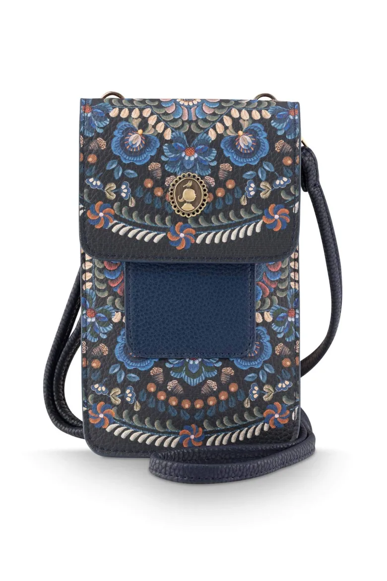 Telefontasche Peggy Il Ricamo Blau