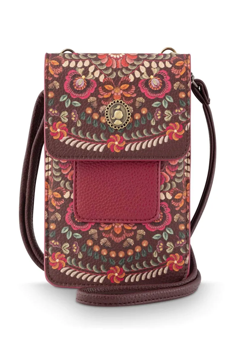Telefontasche Peggy Il Ricamo Rot