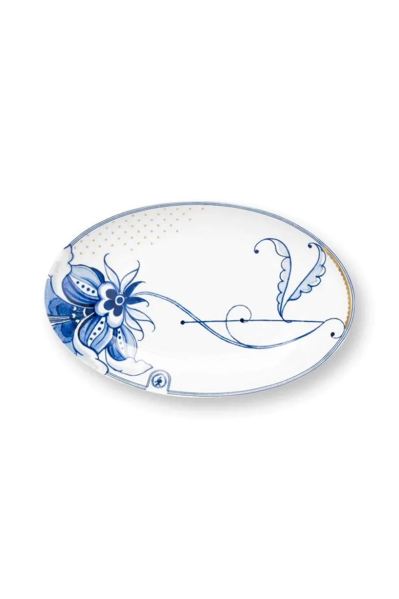 Teller Oval Pip & The Blue Bird Weiß 16cm