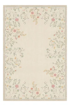 Teppich Campo de Flores by Pip Gebrochen Weiss
