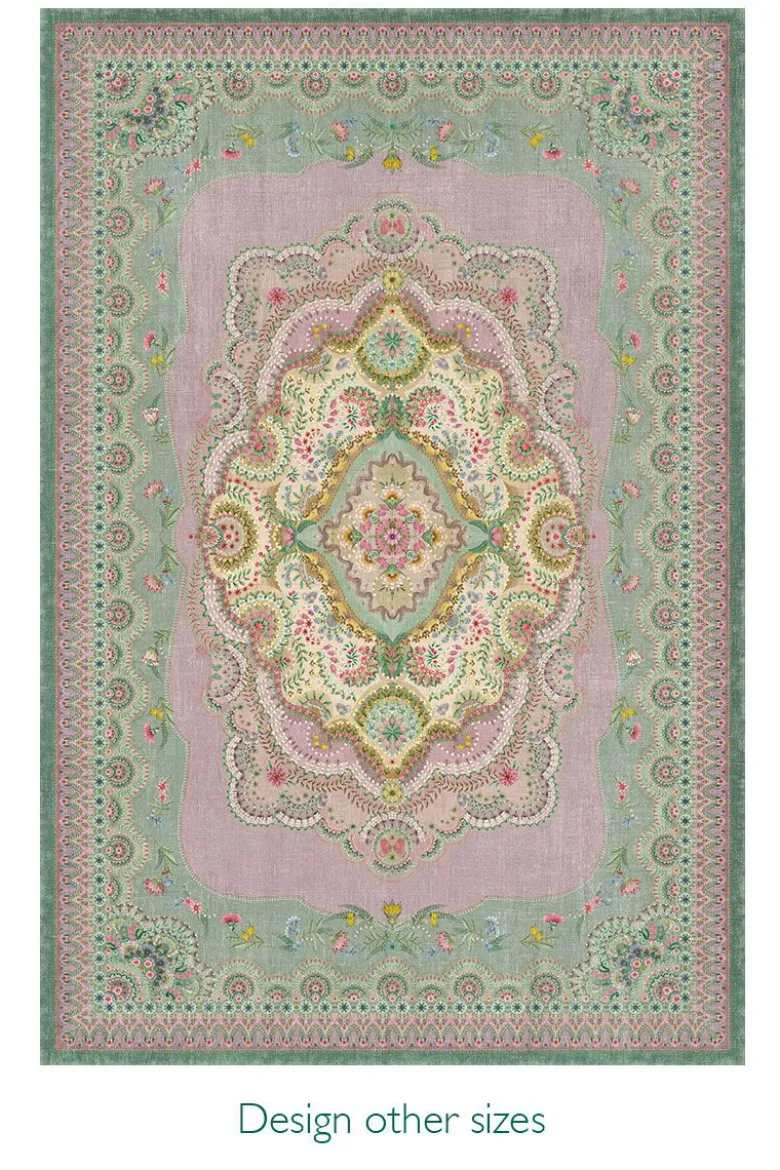 Teppich Majorelle by Pip Lila/Grün