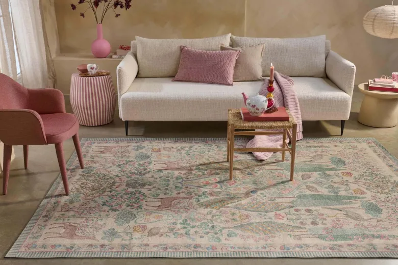 Teppich Pavoni by Pip Khaki