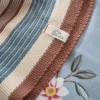 Throw Bonsoir Combistripe Blau