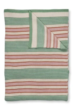 Throw Bonsoir Combistripe Grün