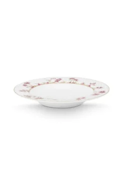 Tiefer Teller Jolie Punkte Gold Rosa 21.5cm