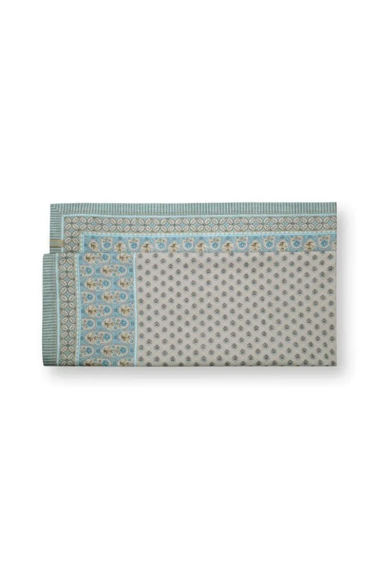 Tischtuch Blooming Tales Khaki/Blau