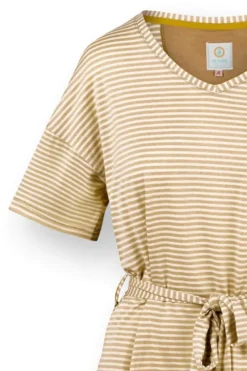 Tonya Top Kurze Ärmeln Little Sumo Stripe Sand