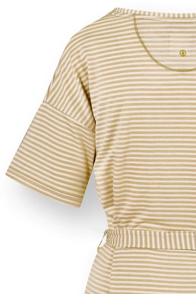 Tonya Top Kurze Ärmeln Little Sumo Stripe Sand