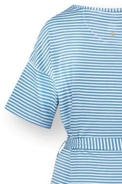 Tonya Top Kurze Ärmeln Little Sumo Stripe Blau